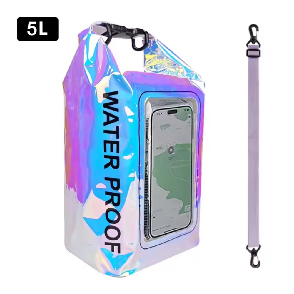 AquaTrek™ – Wasserdichte Outdoor-Tasche (2L oder 5L) für Reisen, Strand & Camping