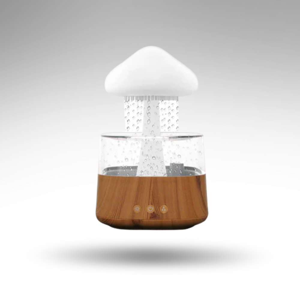 AuraMist™ Pilz-Luftbefeuchter – Ihr sensorischer Rückzugsort