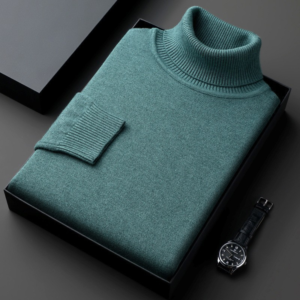 Cashmiro™ Luxuriöser Herren Rollkragenpullover