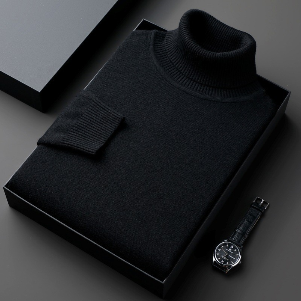 Cashmiro™ Luxuriöser Herren Rollkragenpullover