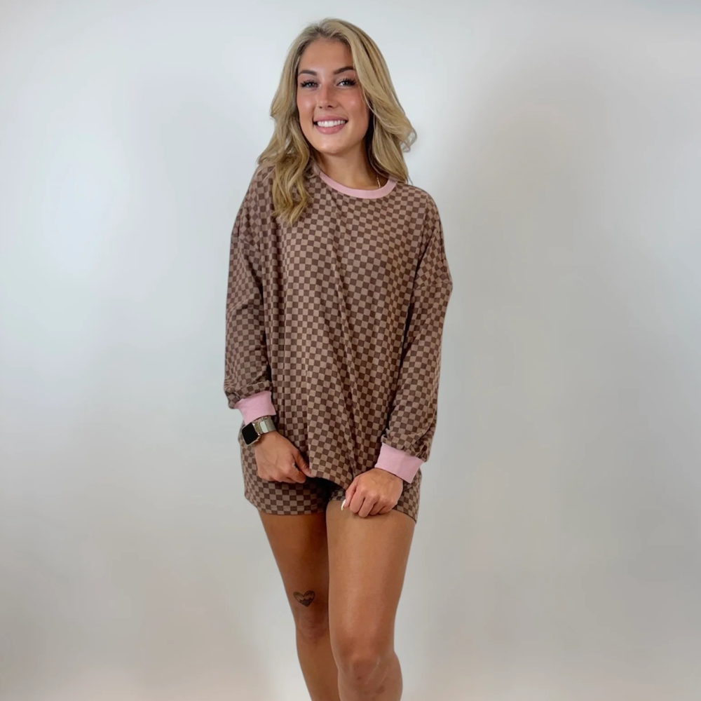 Chicora™ – Zweiteiliges Kariertes Damen-Set