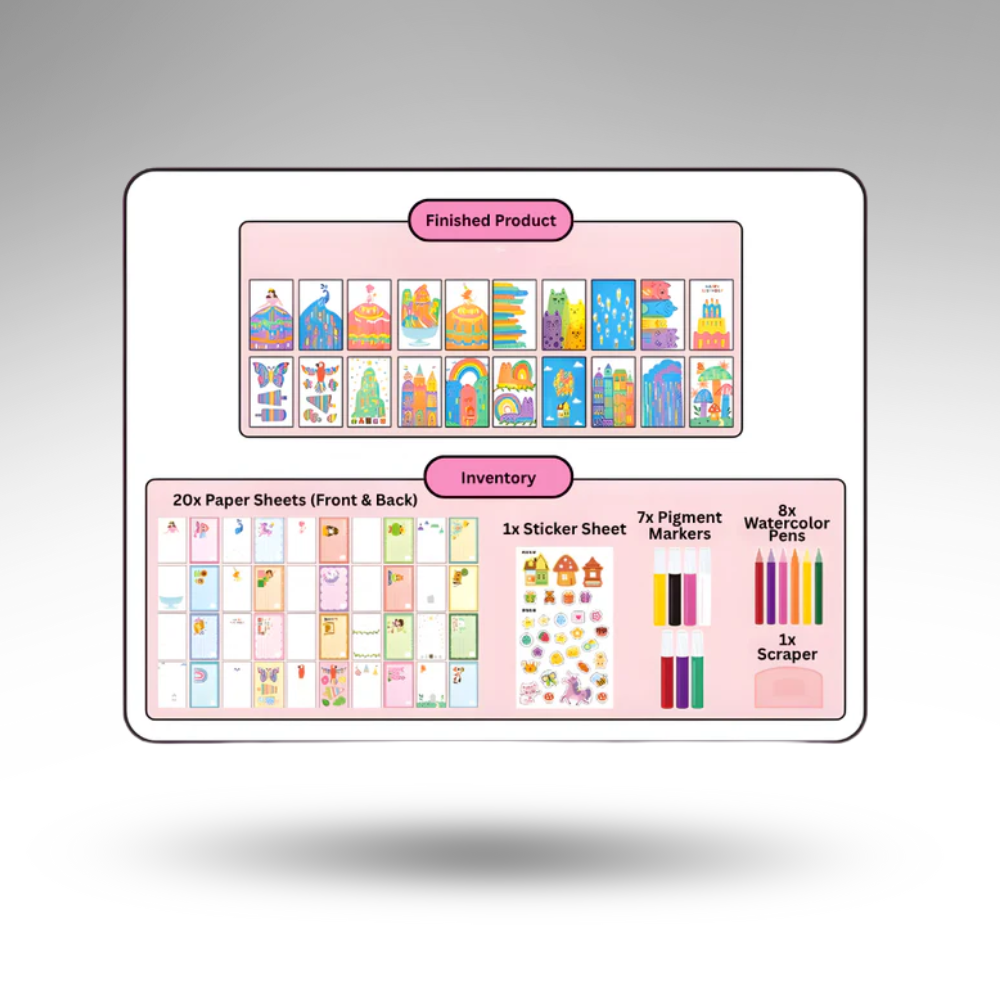 ColorRoll™ Magisches Mal-Set – Kreativität ohne Flecken