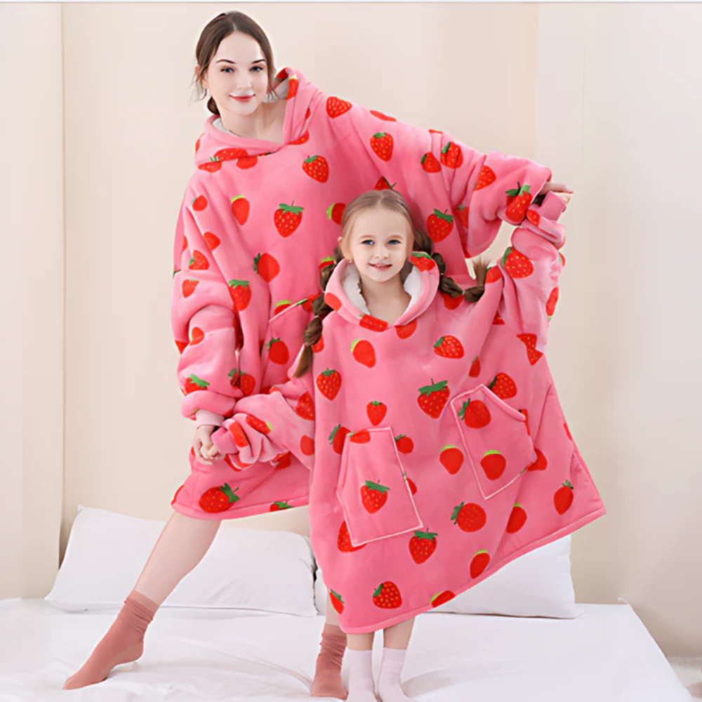 CozyWrap™ - Weiche, gemütliche Kapuzen-Pullover-Decke