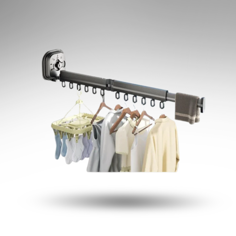 FlexiDry™ – Vertikaler Wäschetrockner für Fenster & Fliesen