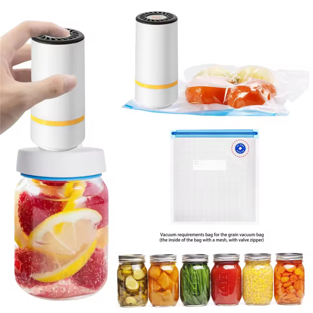 FreshLock™ – Mini Vakuumiergerät für Lebensmittel