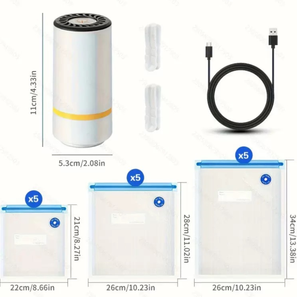 FreshLock™ – Mini Vakuumiergerät für Lebensmittel