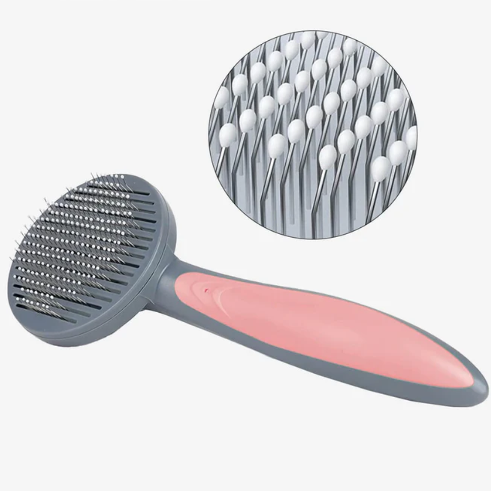 GlideGroom™ - Leicht zu reinigende Edelstahl Fellpflege-Bürste für Hunde & Katzen