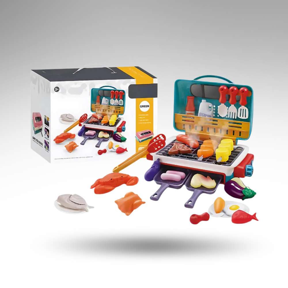 GrillFun™ Kinder-Grillset – Magischer Farbwechsel & Sound