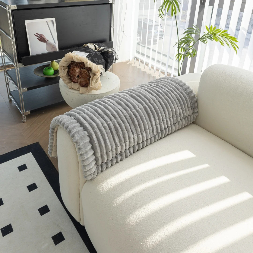 LazySnug™ - Atmungsaktive Flanell-Sofaschonerdecke mit Anti-Rutsch Funktion