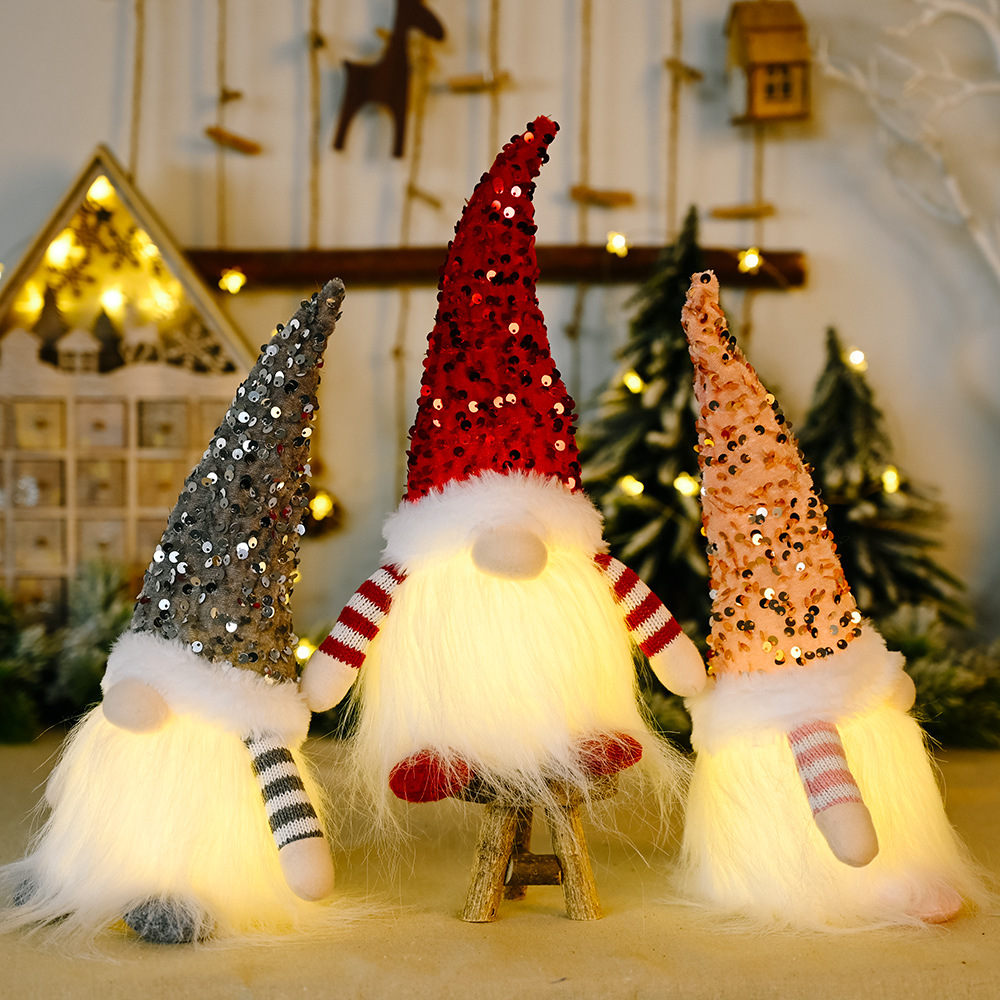 LeuchtGnom™ – Faceless Xmas Deko mit warmem Licht