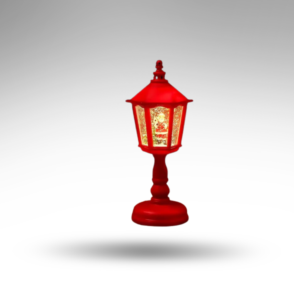 MelodyGlow™ Musikalische Tischlampe – Licht, Schnee & Melodie