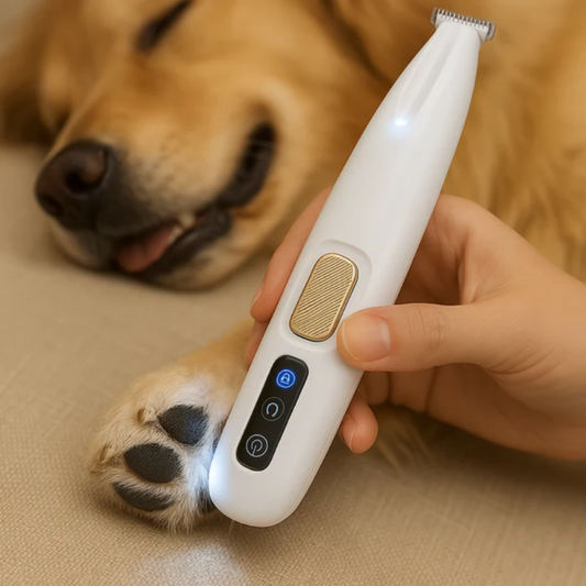 PawGlow™ – LED-Pfotentrimmer für Hunde & Katzen