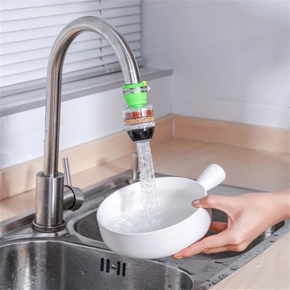 PureFlow6™ – 6-Schicht Wasserhahn-Filter für Küche & Bad