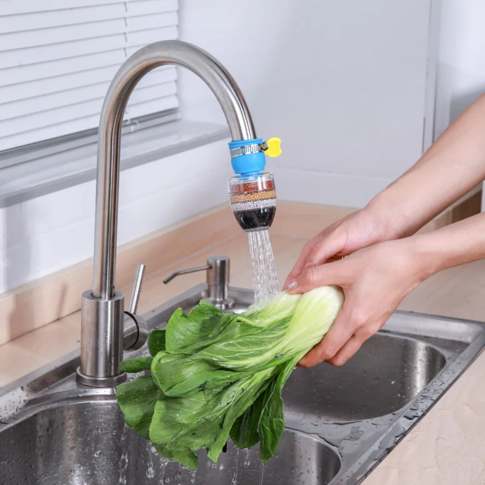 PureFlow6™ – 6-Schicht Wasserhahn-Filter für Küche & Bad