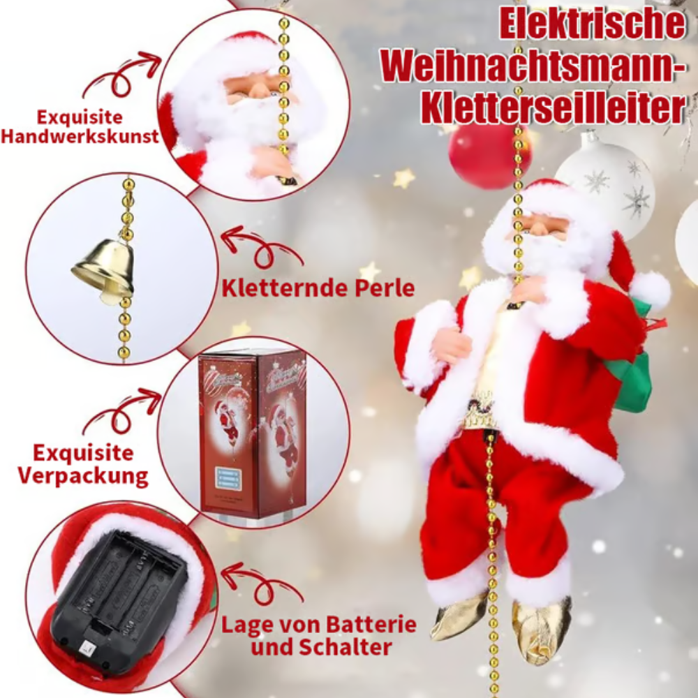 SantaClimb™ – Weihnachtsmann-Kletterdeko für Wand & Fenster
