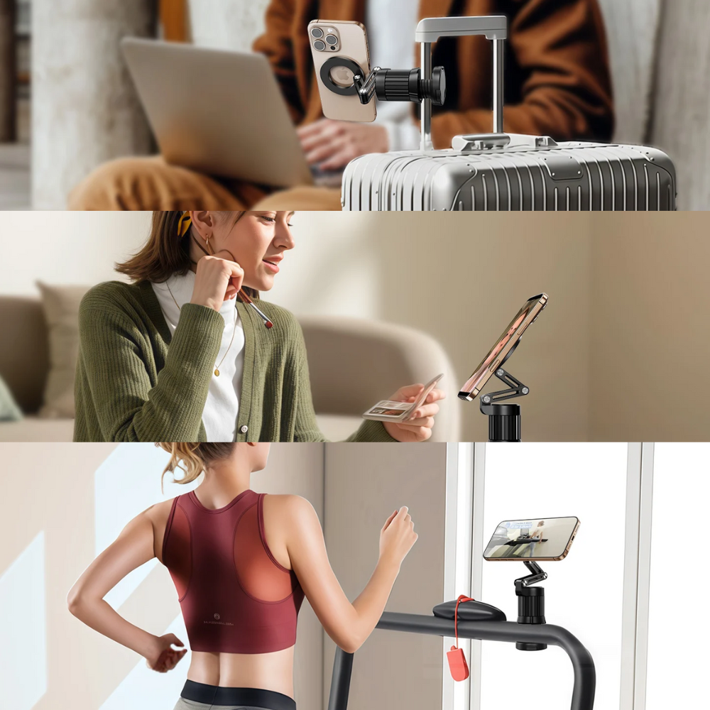 MagniFold™ – Magnetischer Reise-Handyständer mit Faltmechanismus & Premium Design