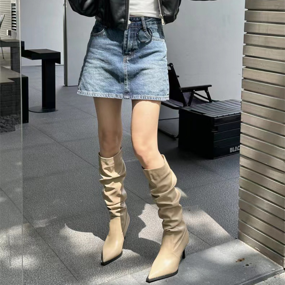 Sofia™ – Trendige Damen-Stiefel mit hohem Schaft