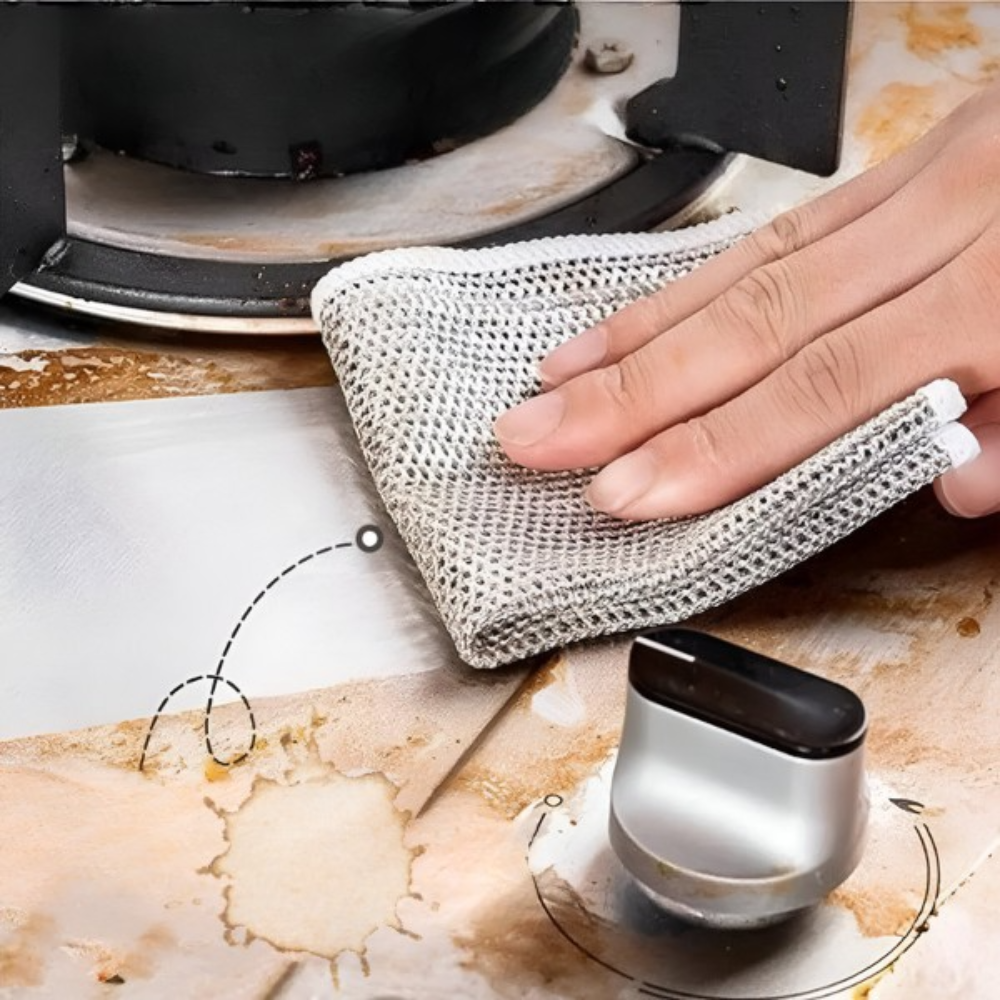 SteelGlow™ Vielseitige Stahlseife & Edelstahl-Reinigungstücher