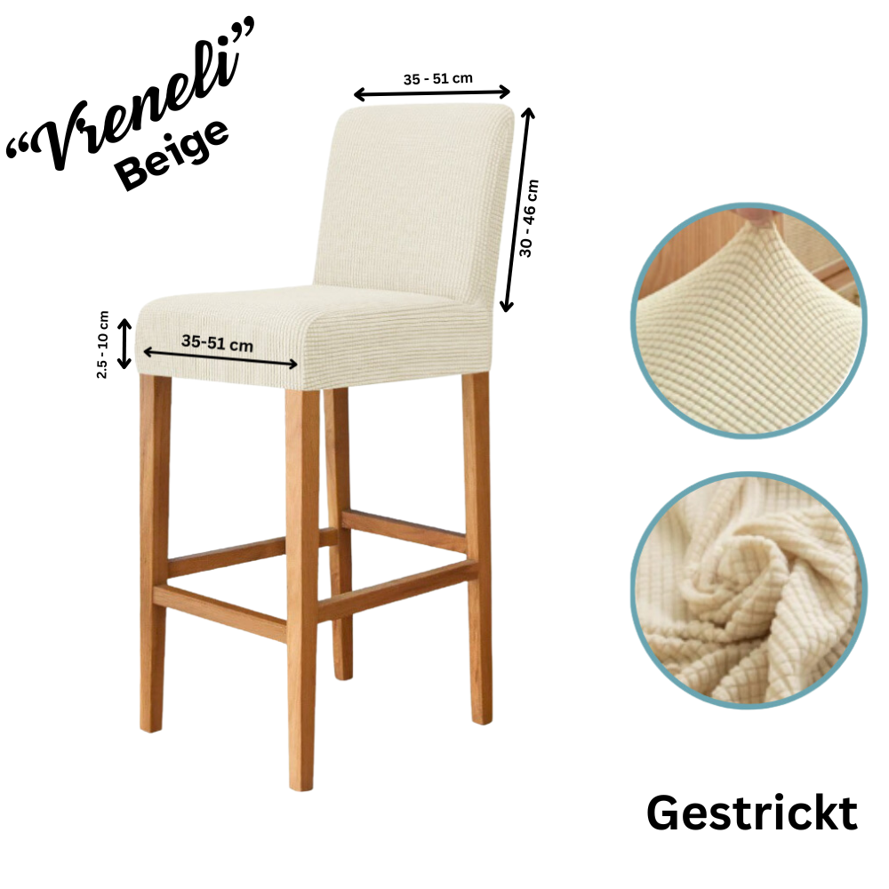 Barhocker-Bezüge "Vreneli"