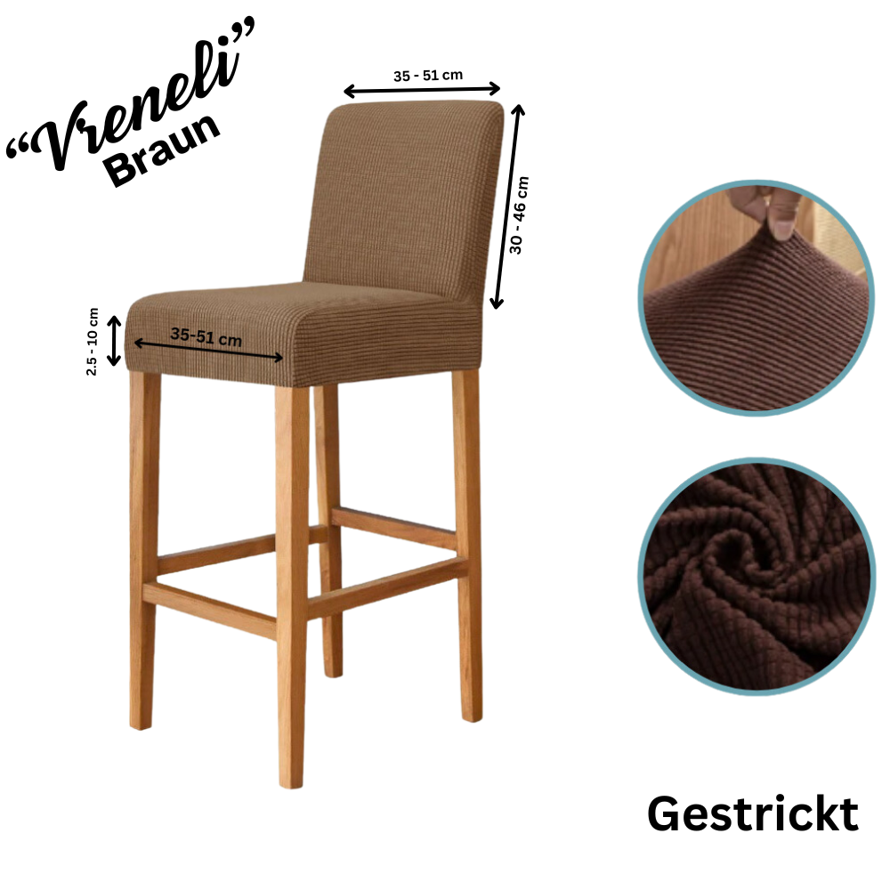 Barhocker-Bezüge "Vreneli"