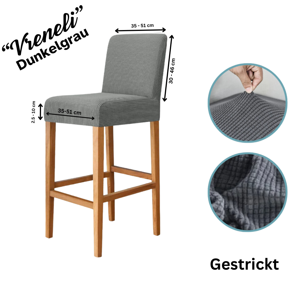 Barhocker-Bezüge "Vreneli"