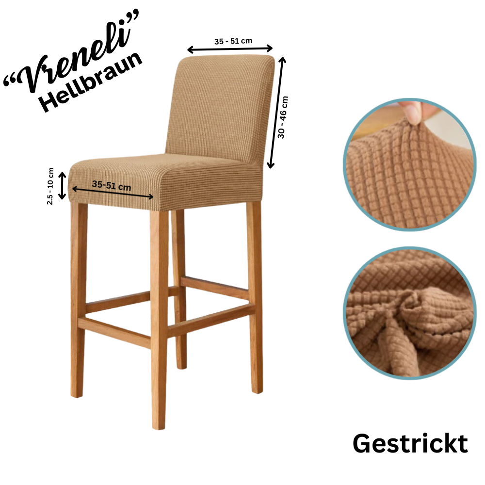 Barhocker-Bezüge "Vreneli"