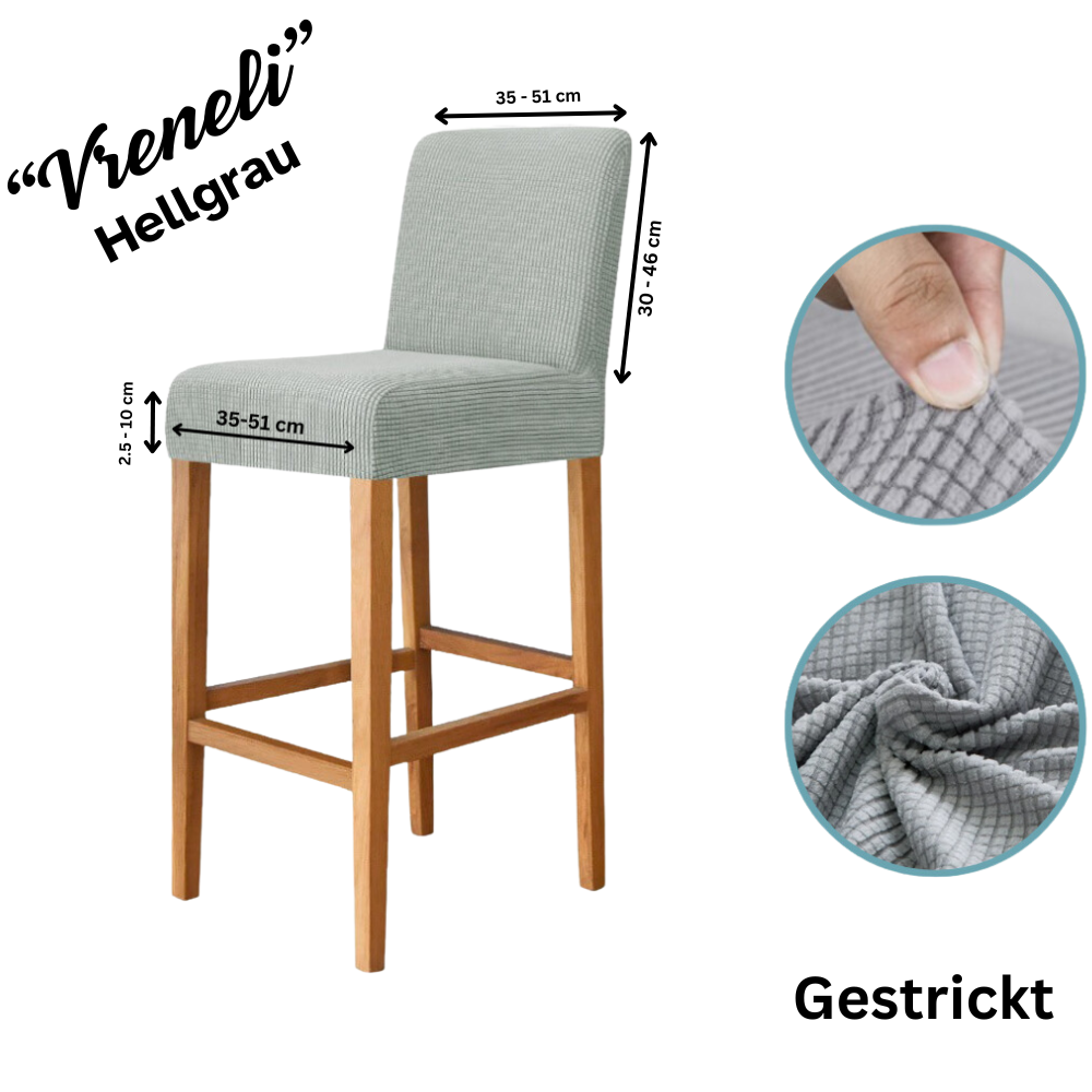 Barhocker-Bezüge "Vreneli"