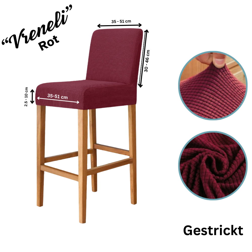 Barhocker-Bezüge "Vreneli"