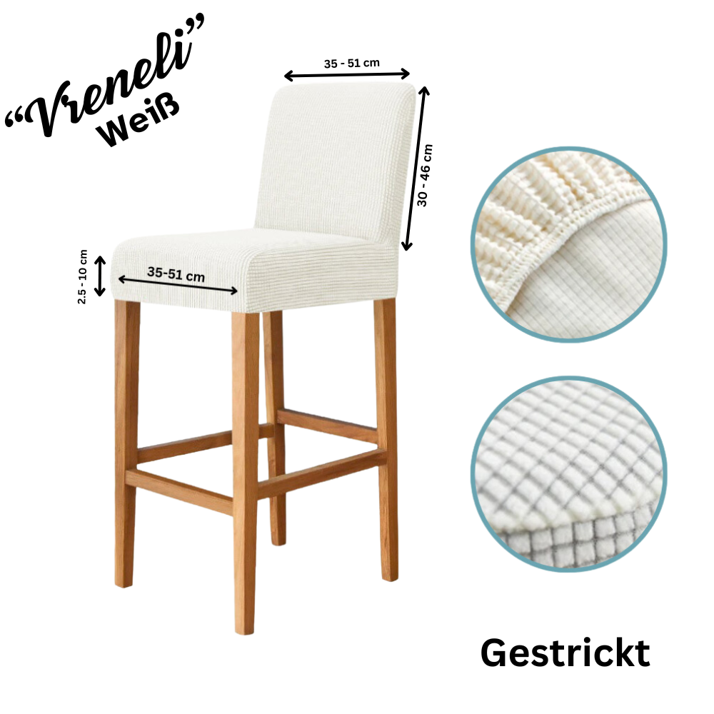 Barhocker-Bezüge "Vreneli"