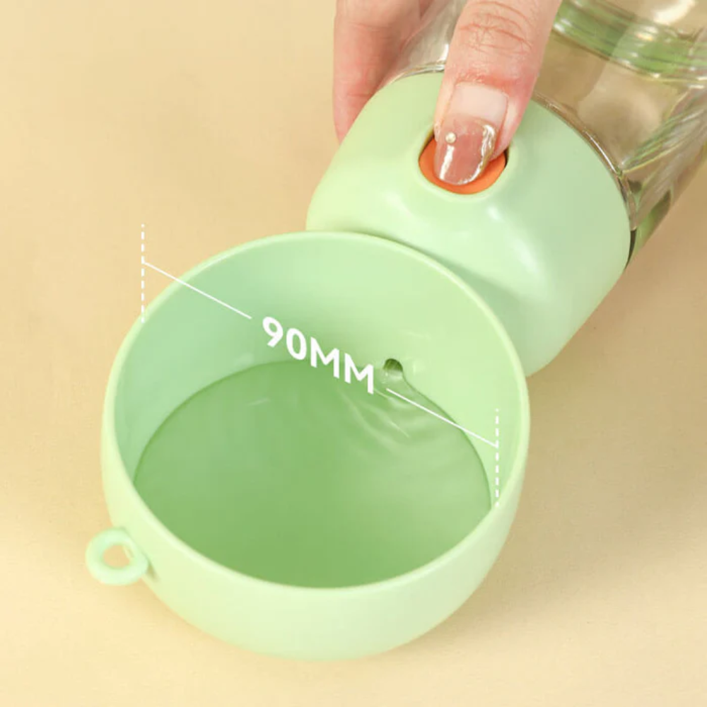 AquaPaw™ - 2-in-1 Outdoor Trinkflasche & Futternapf für Hunde und Katzen