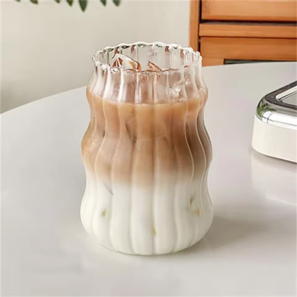 Aurevo™ – Hitzebeständiger Glasbecher für Latte, Matcha & Tee