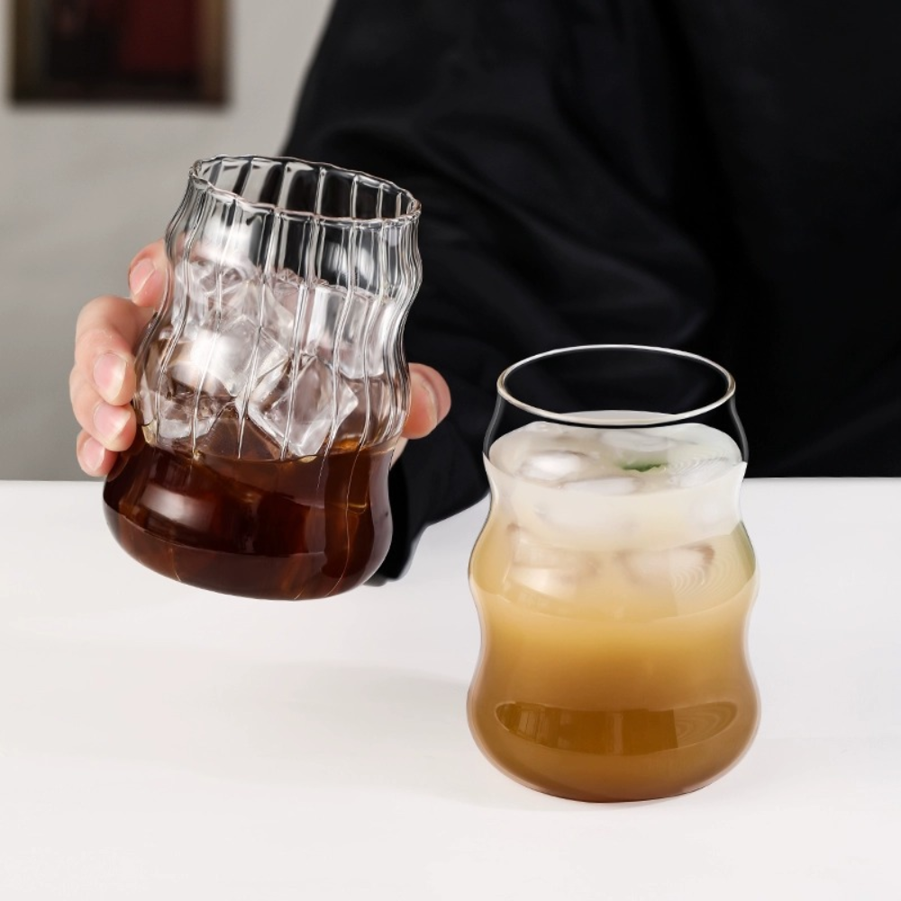 Aurevo™ – Hitzebeständiger Glasbecher für Latte, Matcha & Tee