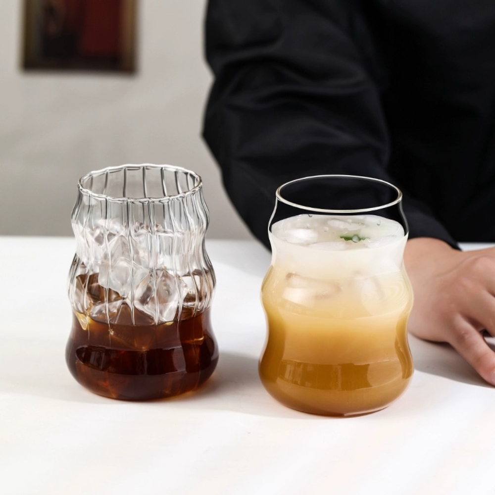 Aurevo™ – Hitzebeständiger Glasbecher für Latte, Matcha & Tee
