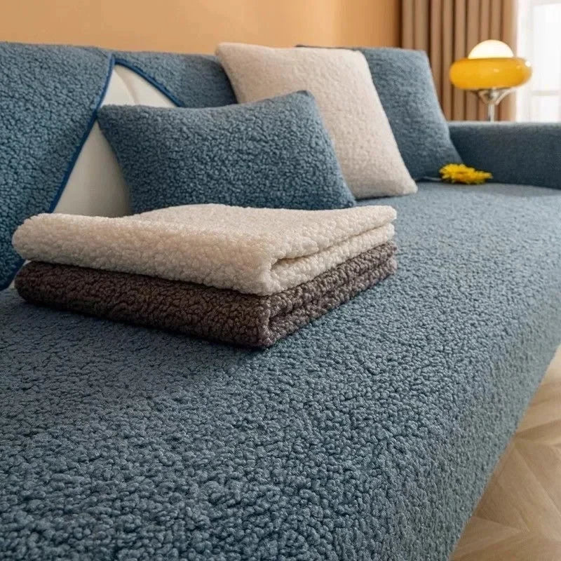 LysLoom™ Bouclé Sofabezug – Premium-Design & Halt