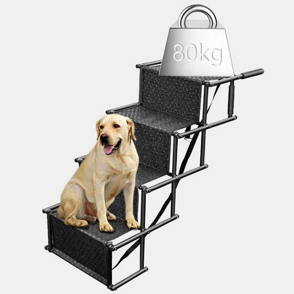 CarPaw™ – Tragbare Faltbare 4-Stufen Hundetreppe