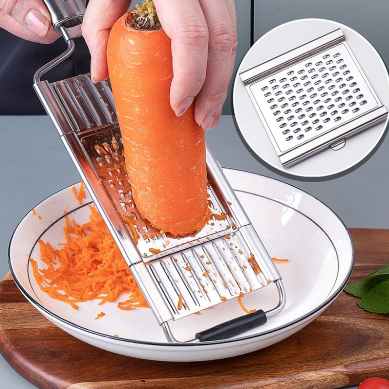 ChefSlice™ – 4-in-1 Gemüseschneider aus Edelstahl