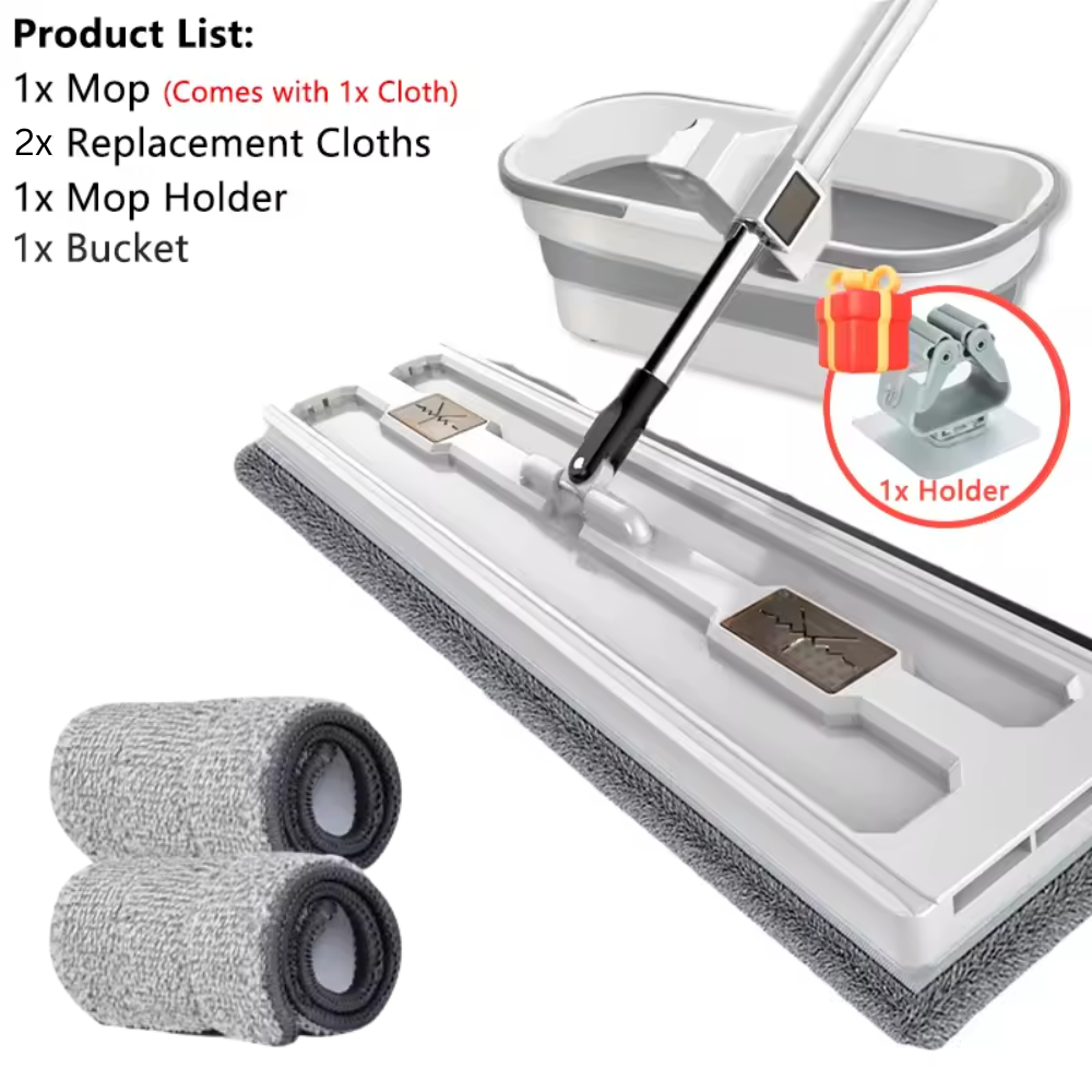 CleanFold™ Multifunktionale Wischsystem mit faltbarem Eimer