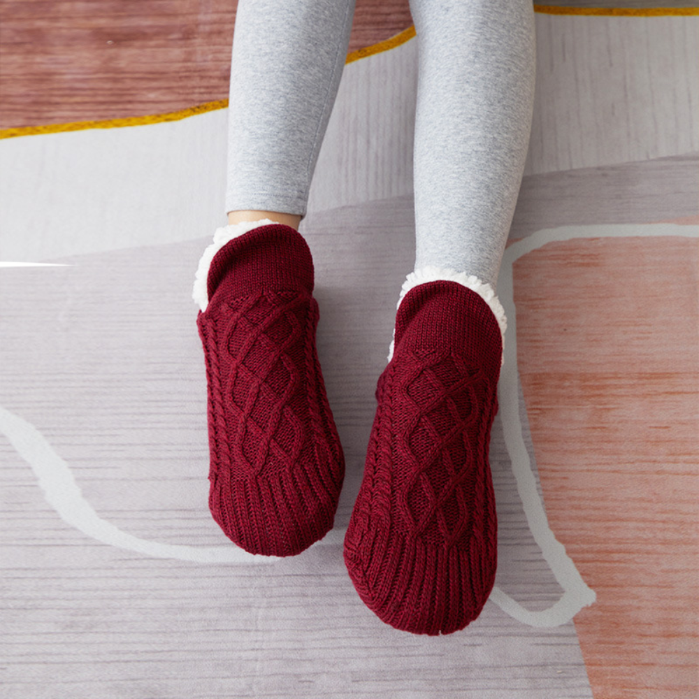 CozyGrip™ – Rutschfeste Thermosocken für Damen & Herren Zuhause