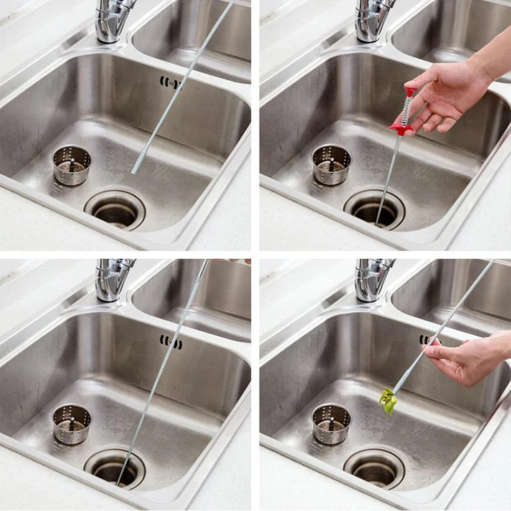 DrainHook™ – Flexible Abflussreinigungshaken für Küche & Bad