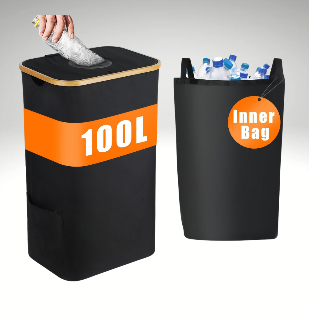 EcoBin™ – Stapelbares Recycling-Mülltrennsystem für Haushalt & Büro