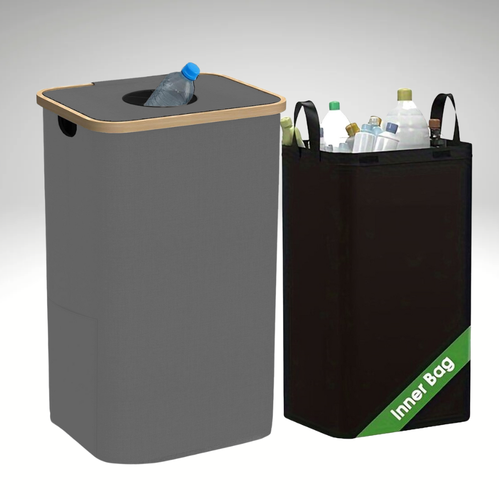 EcoBin™ – Stapelbares Recycling-Mülltrennsystem für Haushalt & Büro