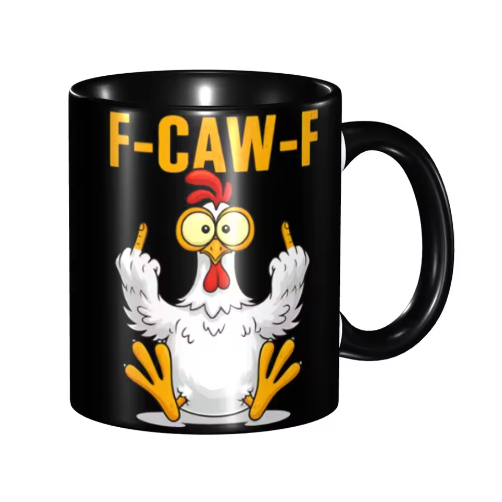 F-caw-f™ Keramiktasse – Wenn dein Kaffee lauter spricht als du