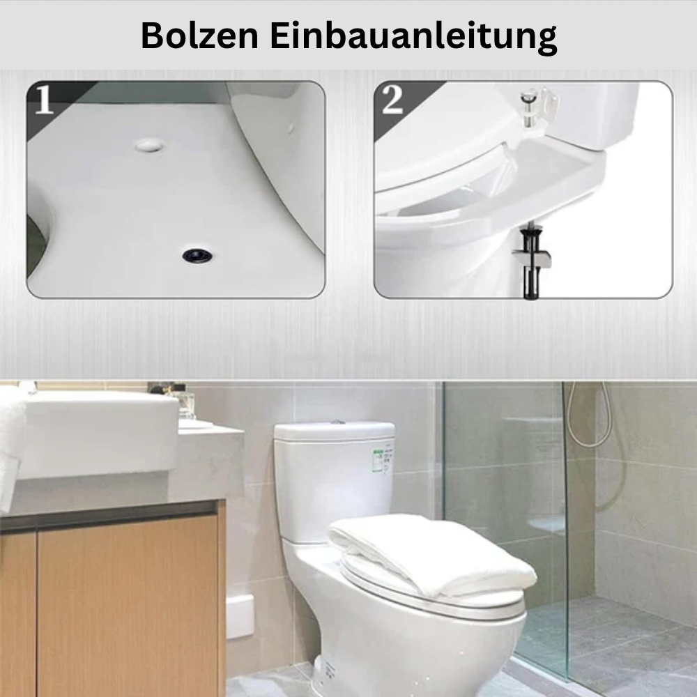 FixiSeat™ – Befestigungsset für Toilettensitze, Universal & Rostfrei