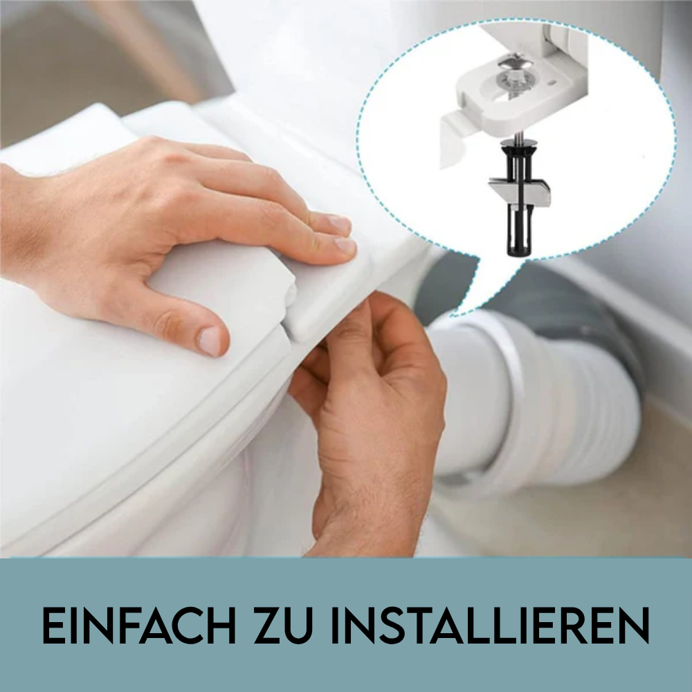 FixiSeat™ – Befestigungsset für Toilettensitze, Universal & Rostfrei