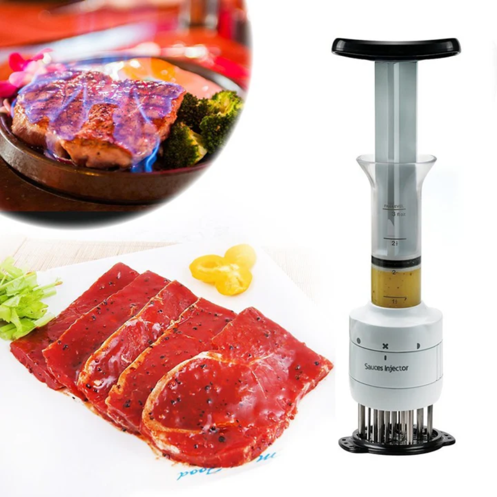FlavorShot™ – Marinaden-Injektor für Fleisch, BBQ & Küche