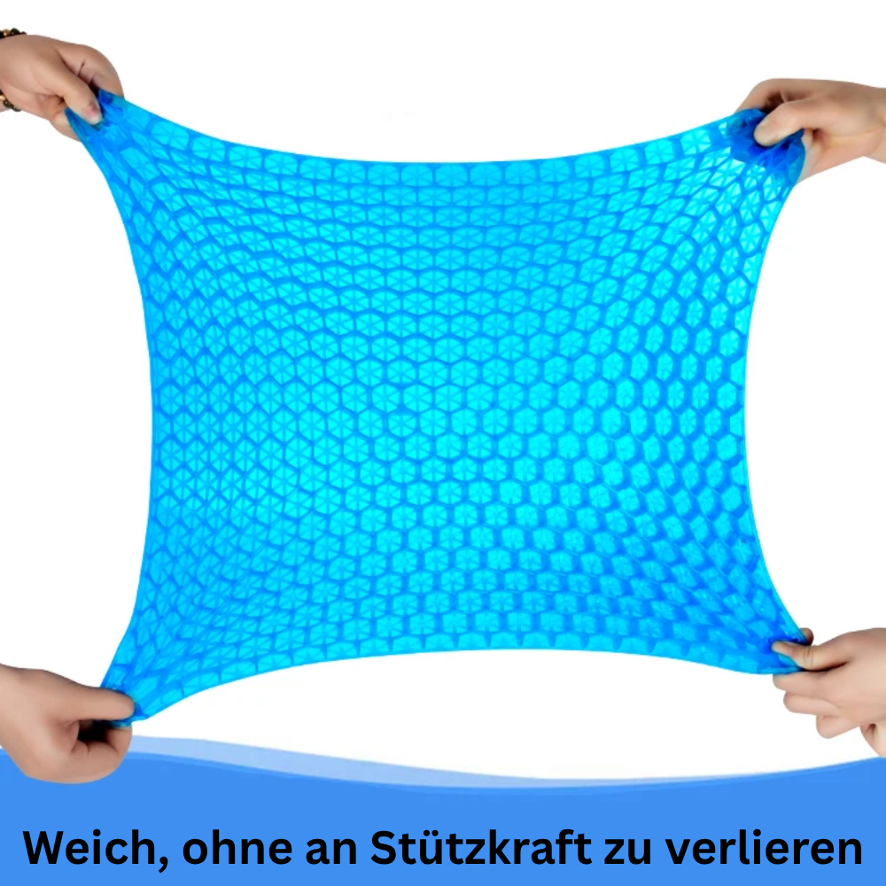 SitzGel™ – Ergonomisches Gel-Sitzkissen für Rücken- & Steißbeinentlastung