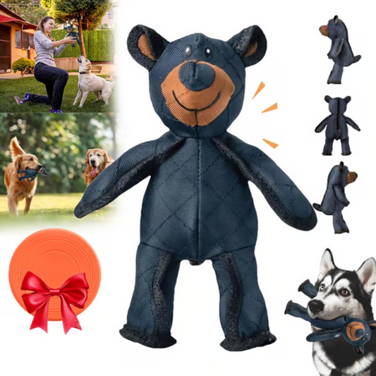 KauBär™ – Unzerstörbarer Spielkamerad für starke Kauer