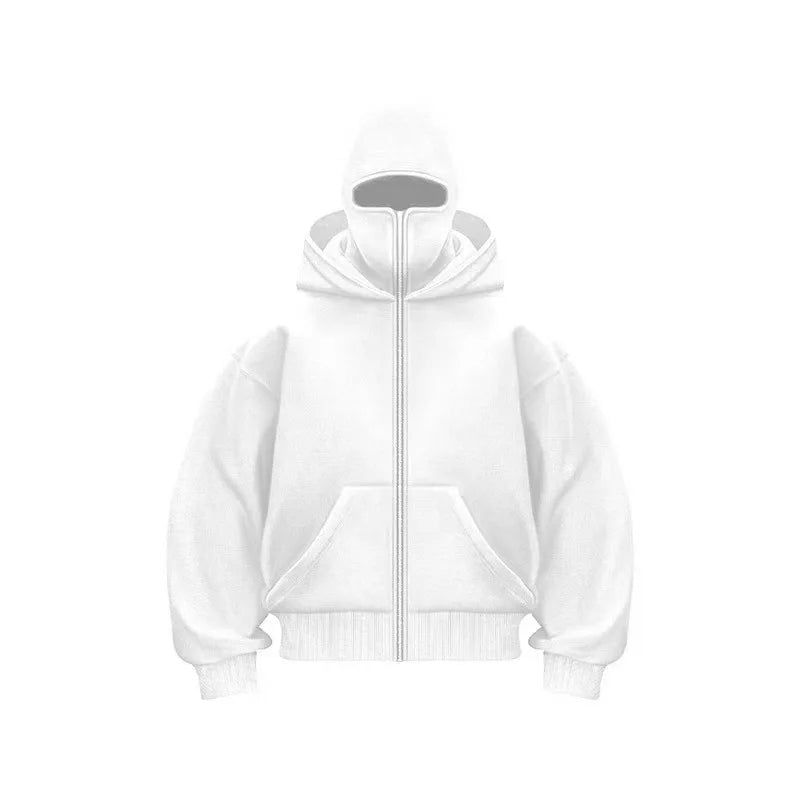 FrostGear™ Winter Hoodie mit Reißverschluss & integrierter Sturmhaube