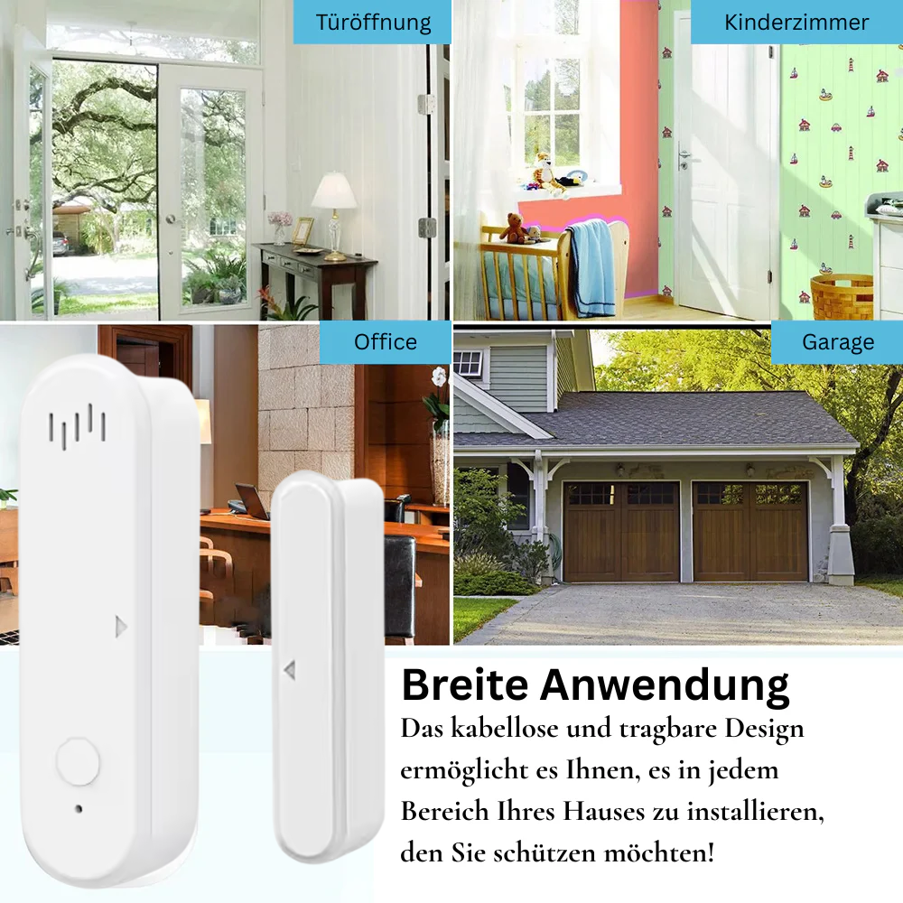 NotifyGuard™ – Tür- & Fenstersensor mit App-Benachrichtigung