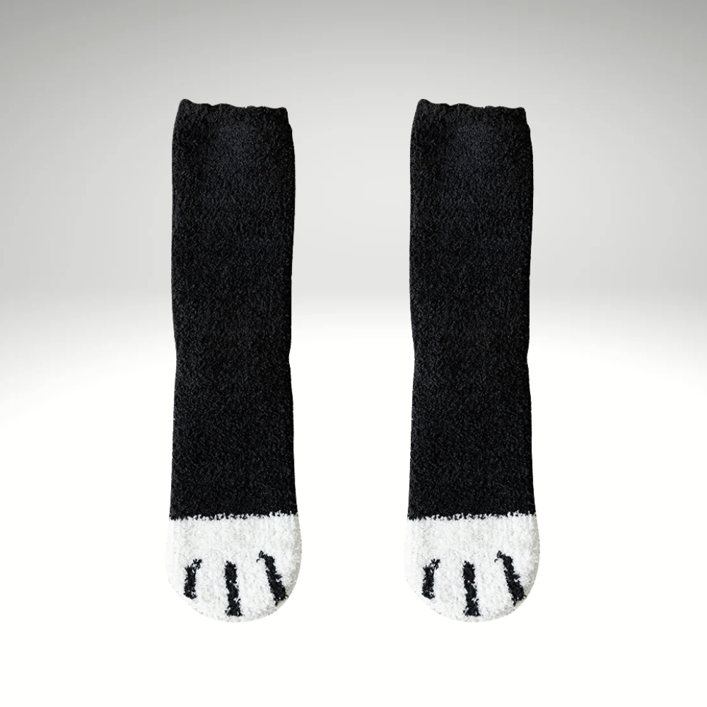 PawSocks™ – Flauschige Katzensocken mit Pfoten-Design für Damen